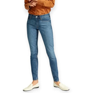 Everlane High Rise Skinny Jean in Mid Blue 27 (4)